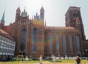 St. Mary's Church (Bazylika Mariacka) located in Gdańsk, Poland